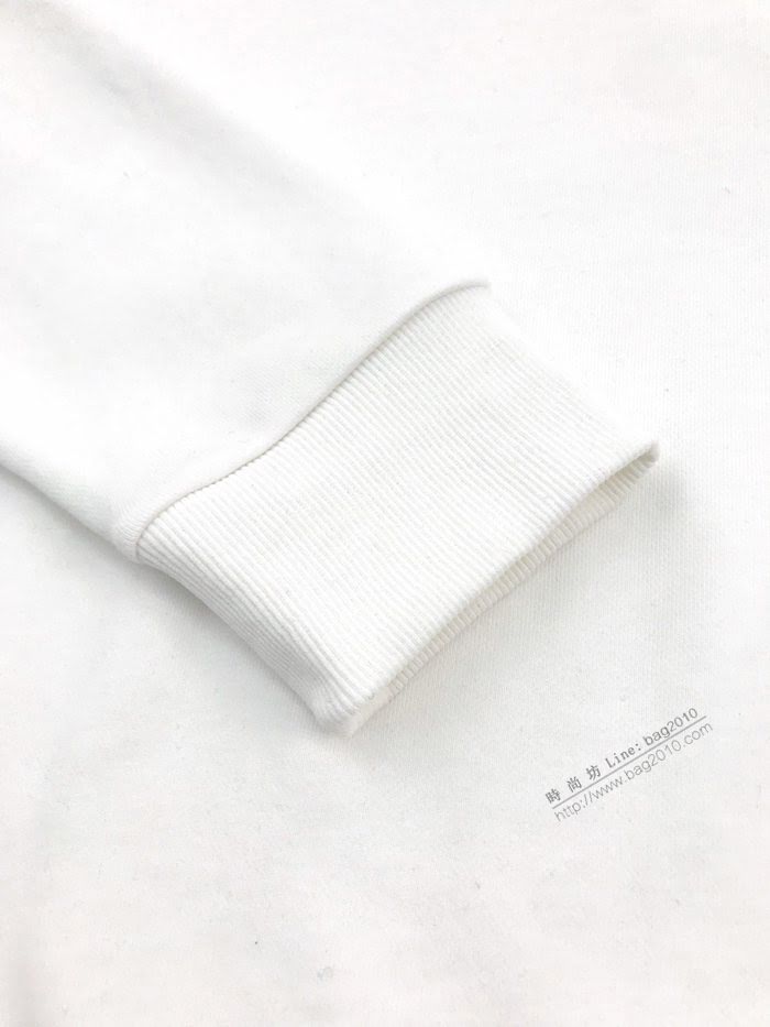Chanel新款男裝 香奈兒2021早春系列新款 印度絲+手工訂珠領圓衛衣  ydi3498